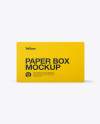 Paper Box Mockup