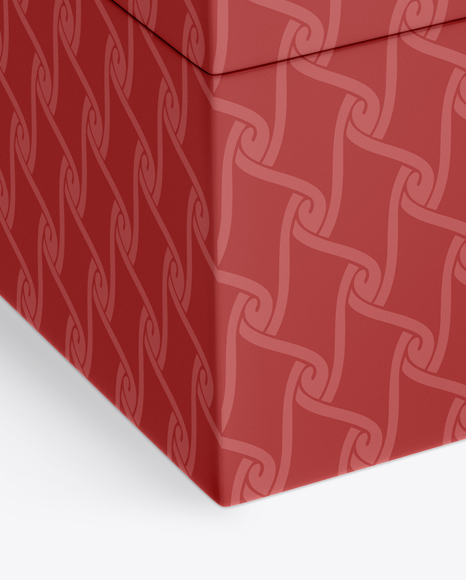 Matte Gift Box Mockup