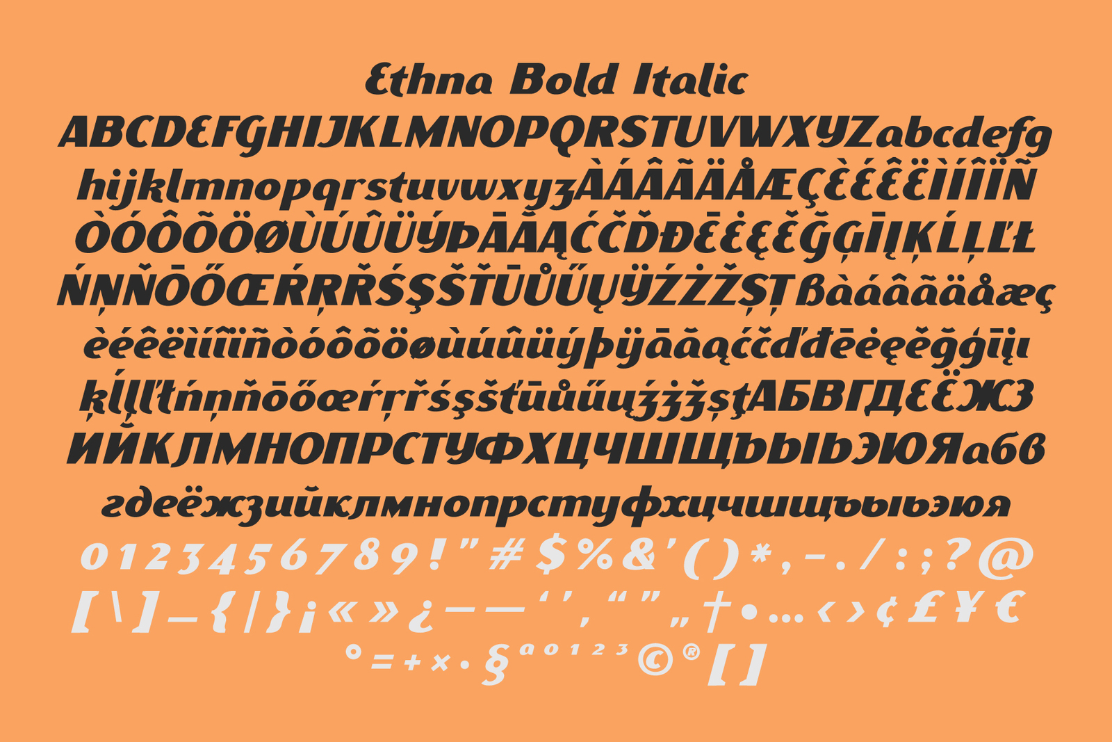Ethna Italic Ethna Italic