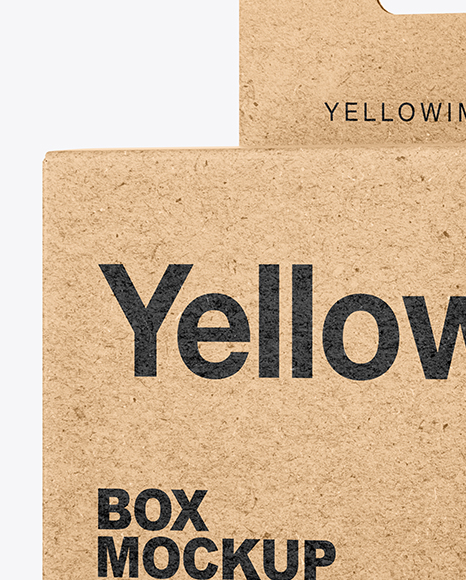 Kraft Paper Box Mockup