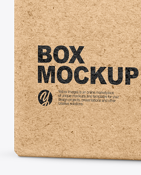 Kraft Paper Box Mockup