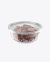 Transparent Container w/ Sweets Mockup