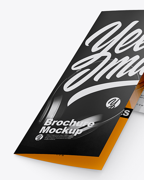 Two Glossy Brochures Mockup