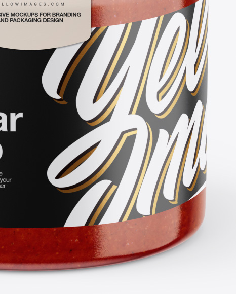 Sauce Jar Mockup