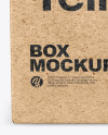 Kraft Paper Box Mockup