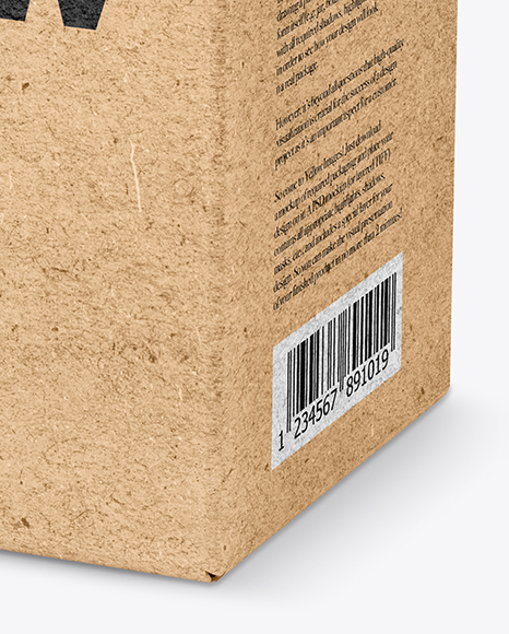 Kraft Paper Box Mockup