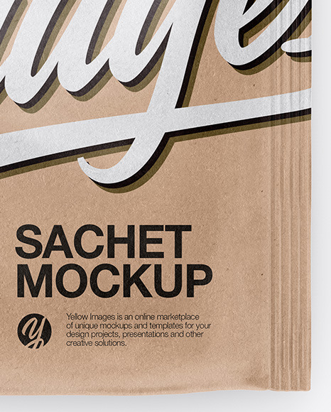 Kraft Sachet Mockup