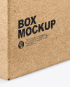 Kraft Paper Box Mockup Kraft Paper Box Mockup