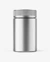Metallized Plastic Jar Mockup Metallized Plastic Jar Mockup
