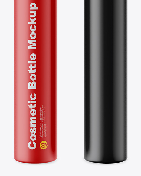 Matte Cosmetic Bottle Mockup