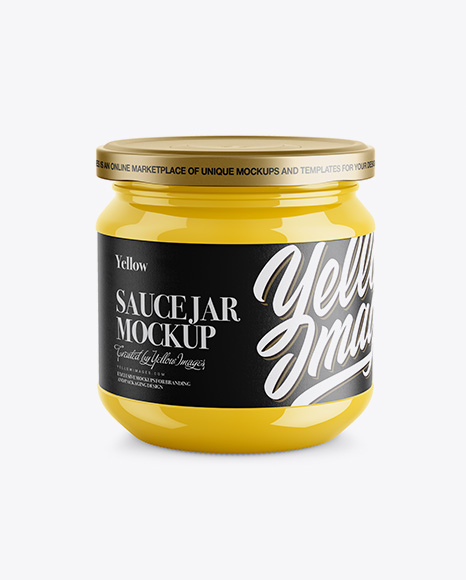 Glossy Jar Mockup