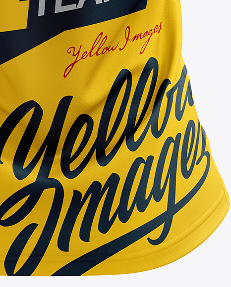 Women’s MTB Trail Jersey mockup (Back View)