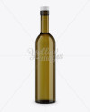 Antique Green Glass Liquor Bottle Mockup Antique Green Glass Liquor Bottle Mockup