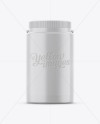 Plastic Jar With Handle Mockup - Eye-Level Shot