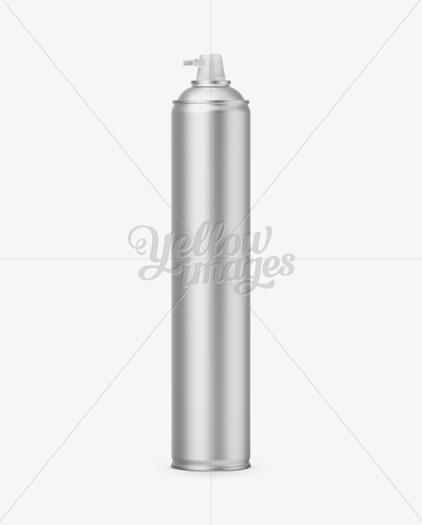 Aluminum Spray Without Cap Mockup