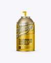Aluminum Sprayer Without Cap Mockup Aluminum Sprayer Without Cap Mockup