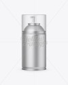 Aluminum Sprayer w/ Clear Cap Mockup