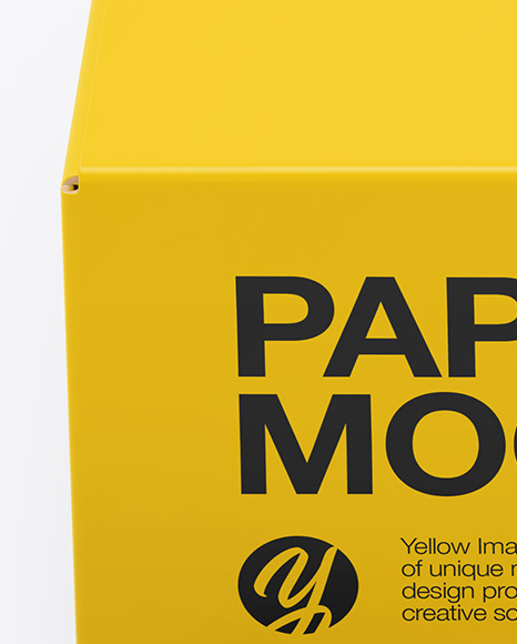 Paper Box Mockup