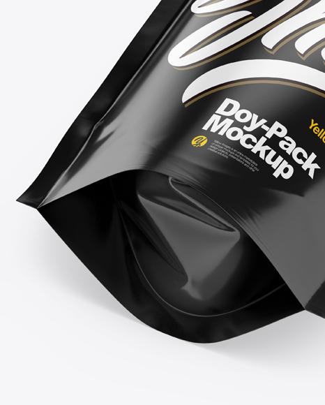 Glossy Doy-Pack Mockup