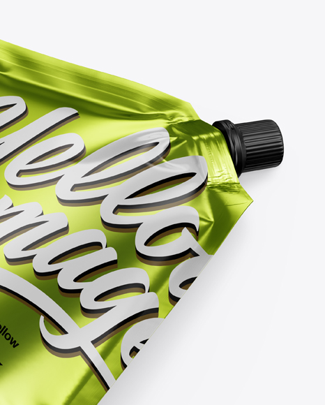 Metallic Doy-Pack Mockup