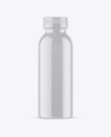 Glossy Plastic Bottle Mockup