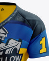 Women’s MTB Trail Jersey mockup (Half Side View)