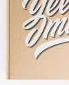 Kraft Paper Box Mockup