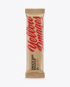 Kraft Snack Bar Sachet Mockup - Front View