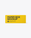 Paper Box Mockup