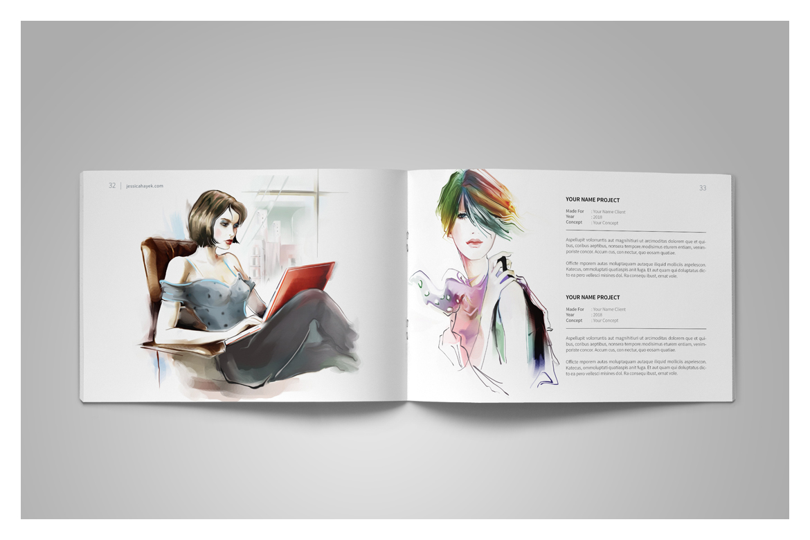 Graphic Design Portfolio Template