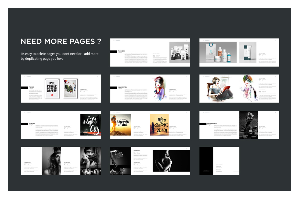 Graphic Design Portfolio Template