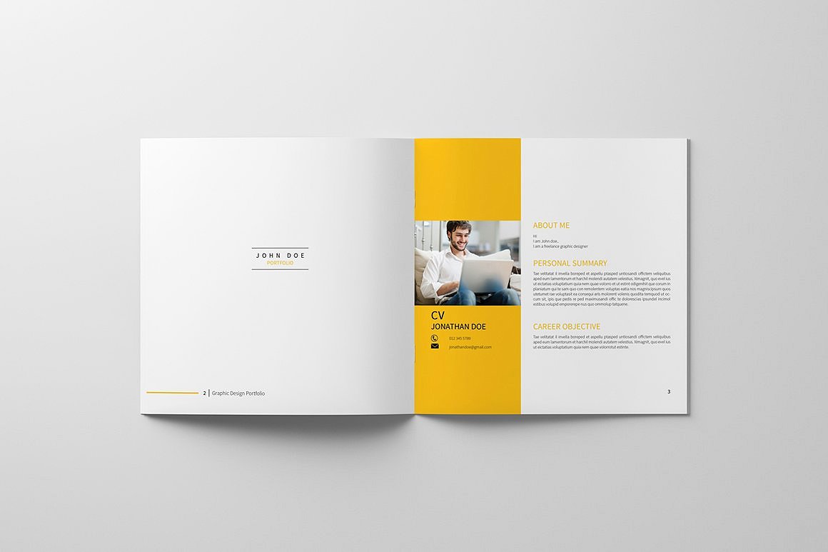 Graphic Design Portfolio Template