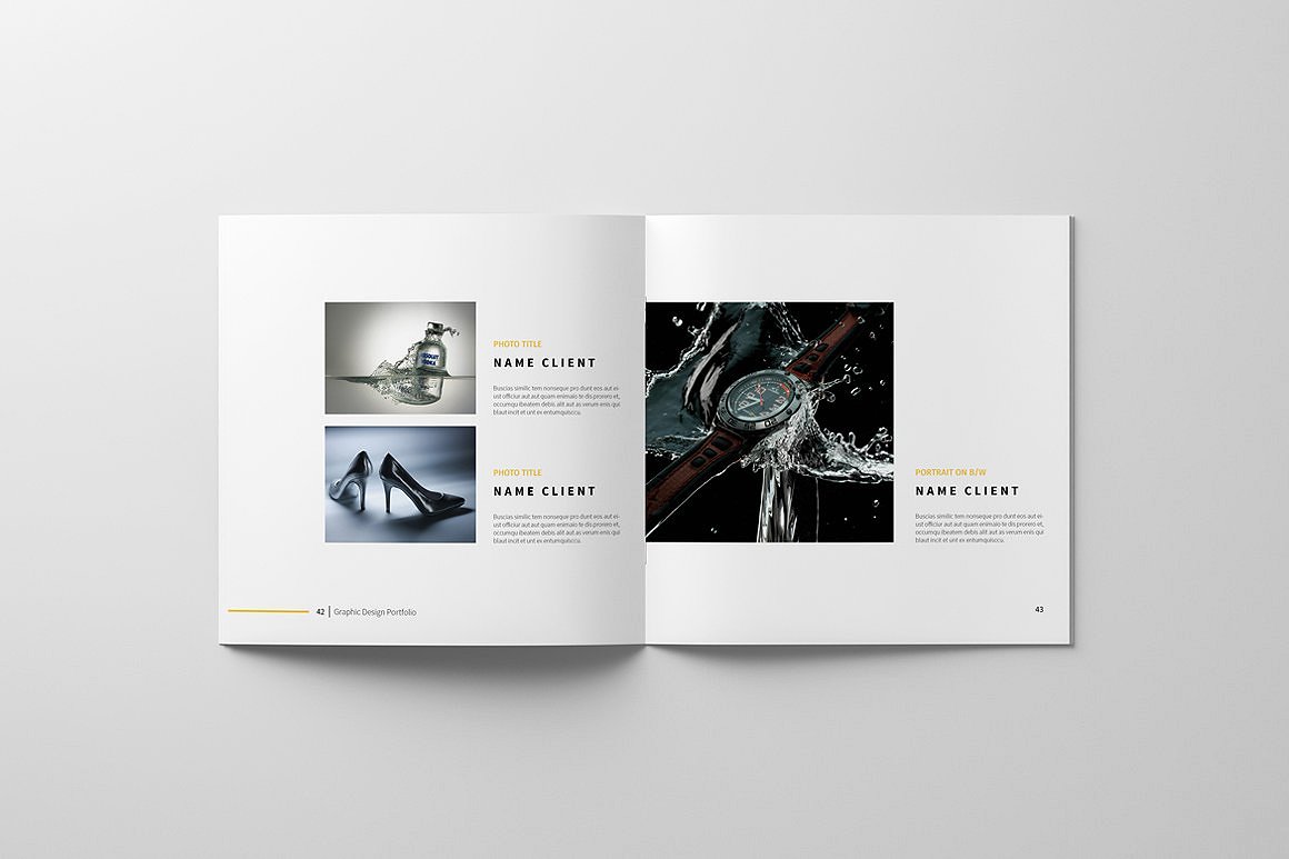 Graphic Design Portfolio Template