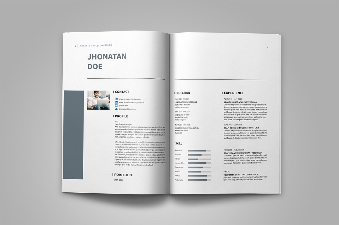 Graphic Design Portfolio Template