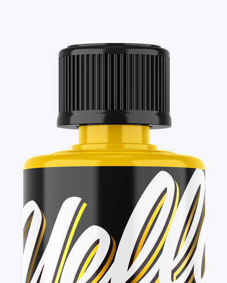 Glossy Plastic Bottle Mockup Glossy Plastic Bottle Mockup