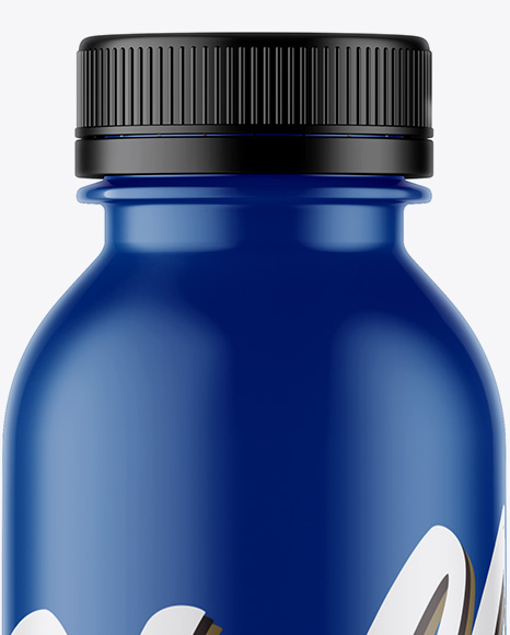 Matte Plastic Bottle Mockup