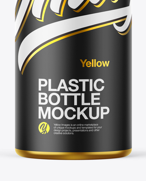 Metallized Bottle Mockup