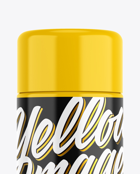 Glossy Sport Bottle Mockup