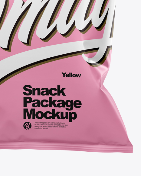 Matte Snack Package Mockup