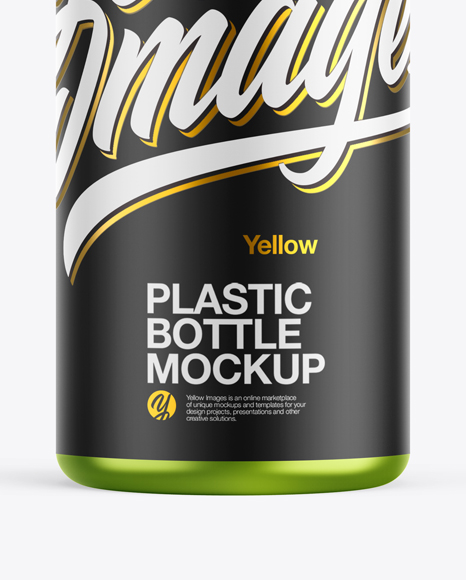 Metallic Sport Bottle Mockup