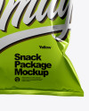 Metallic Snack Package Mockup