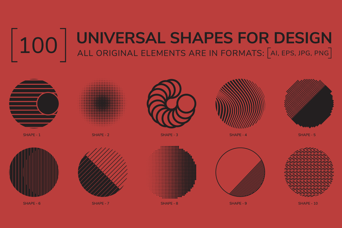 100 Geometric Shapes. Part 3 100 Geometric Shapes. Part 3