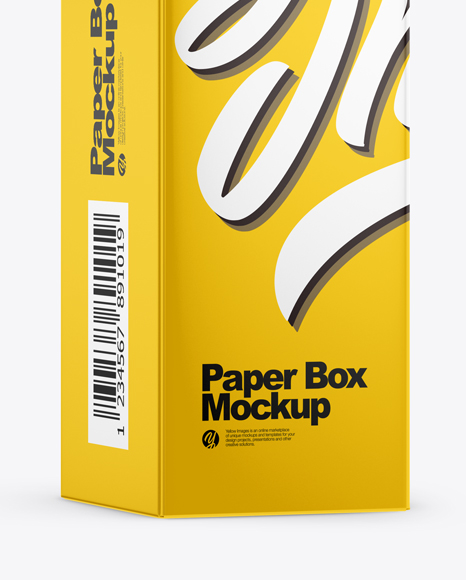 Paper Box Mockup