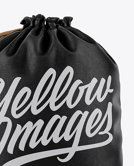 Matte Gym Sack Mockup