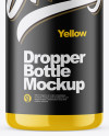 15ml Glossy Dropper Bottle Mockup