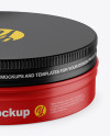 Matte Round Tin Box Mockup