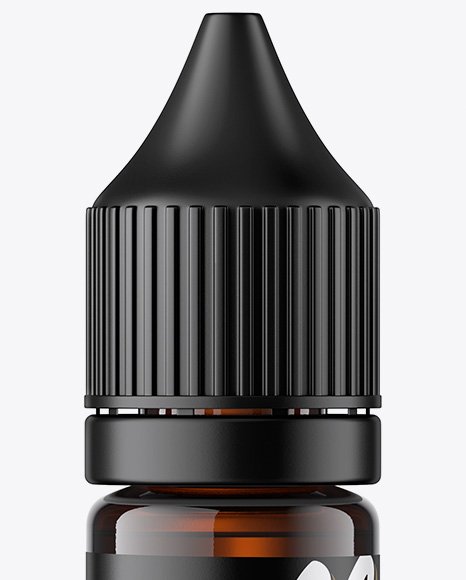 15ml Amber Glass Dropper Bottle Mockup