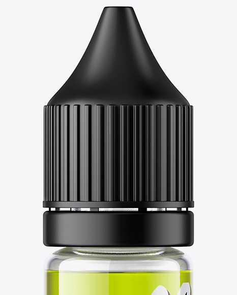 15ml Clear Glass Dropper Bottle Mockup