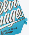 Matte Lunch Box Mockup