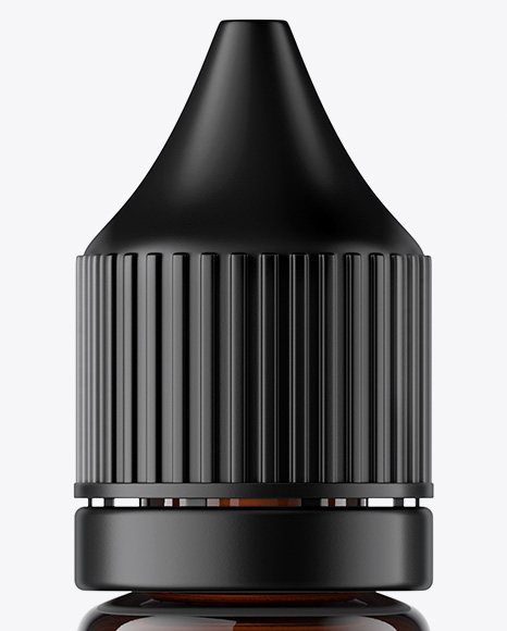 30ml Amber Glass Dropper Bottle Mockup